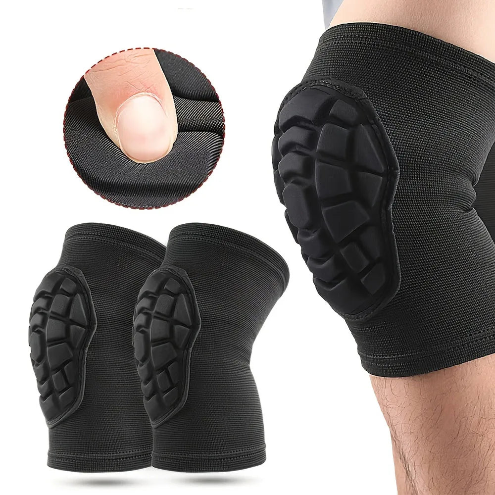 1 Pair Sports Knee Pads for Youth & Adult, Protective Compression Knee Sleeve for Basketball Volleyball Football Running Cycling