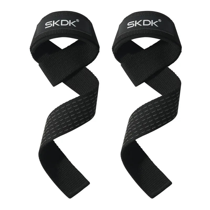 2Pcs Weightlifting Wrist Brace Straps Strength Training Deadlifts Crossfit Gym Fitness Pull-Up Lifting Support Sport Grip Band