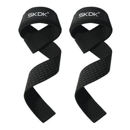 2Pcs Weightlifting Wrist Brace Straps Strength Training Deadlifts Crossfit Gym Fitness Pull-Up Lifting Support Sport Grip Band