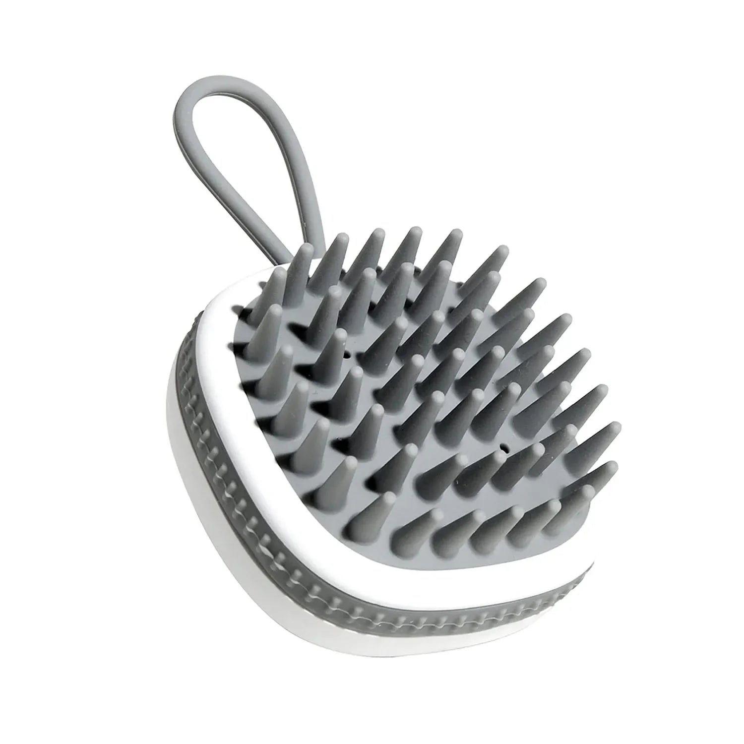 Hair Shampoo Brush with Soft Silicone Scalp Massager Brush Head Dandruff Removal Waterproof Shower Scalp Scrubber