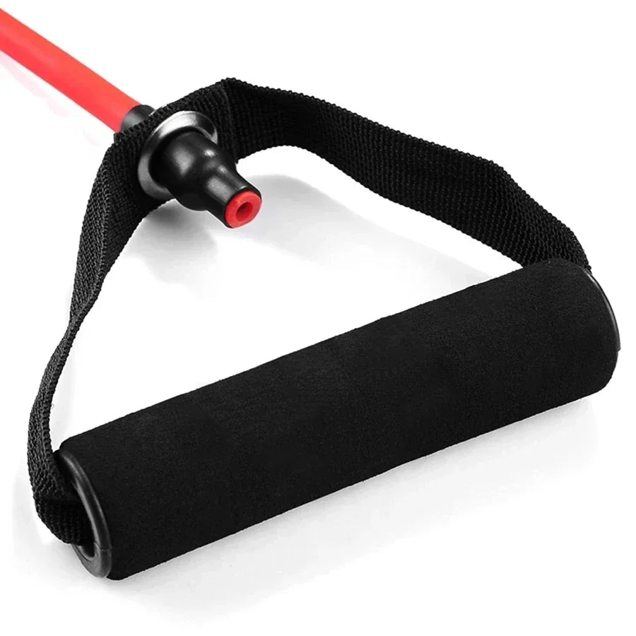 5 Levels Resistance Bands with Handles Men Yoga Pull Rope Elastic Fitness Exercise Tube Band for Home Workouts Strength Training