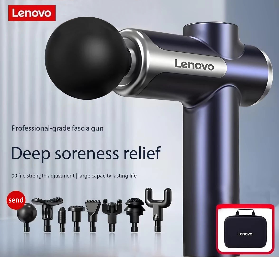 Brand Fascia Gun Deeply Relieves Muscle Soreness Fitness and Relaxation Equipment LED Touch Screen 8Massage Head Gifts