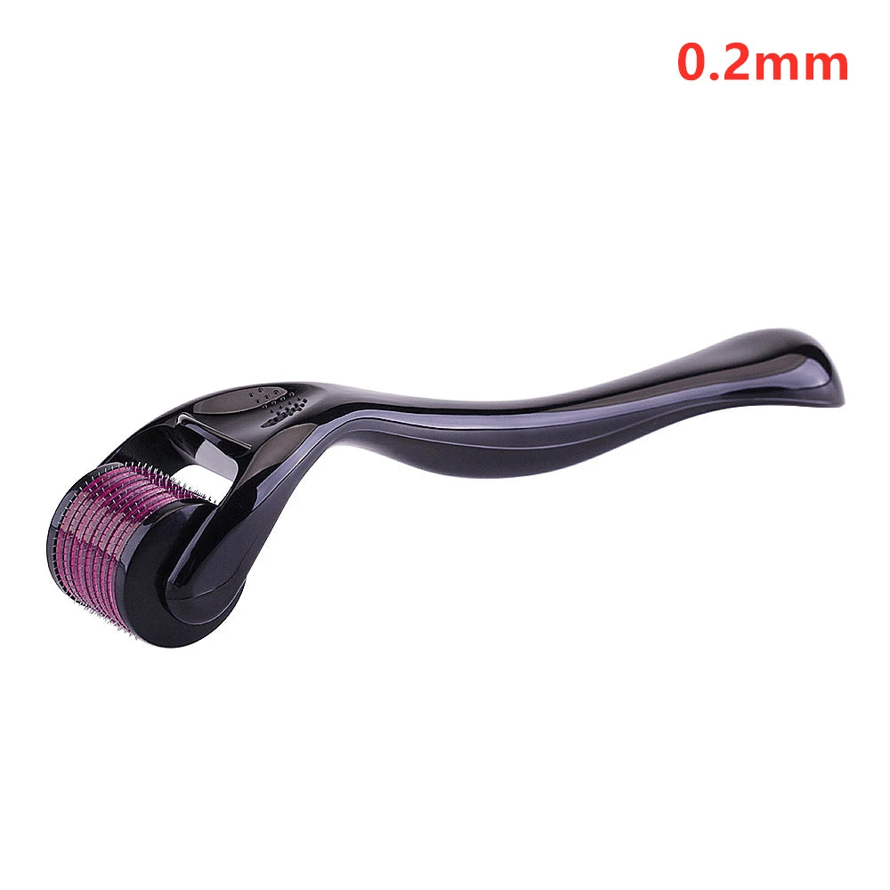 New Black 540 Needles for Facial Body Hair Growth Derma Roller for Skin Beard 0.2Mm 0.25Mm 0.3Mm Needle Micro Face Roll Tool