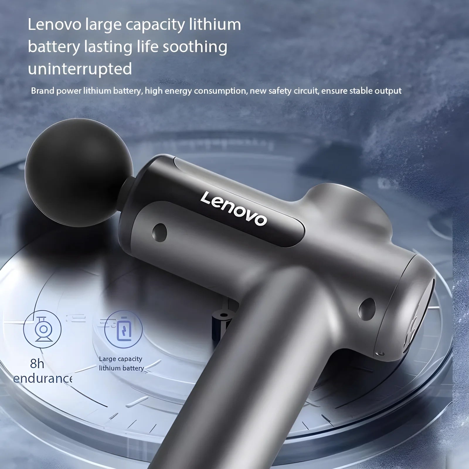 Brand Fascia Gun Deeply Relieves Muscle Soreness Fitness and Relaxation Equipment LED Touch Screen 8Massage Head Gifts