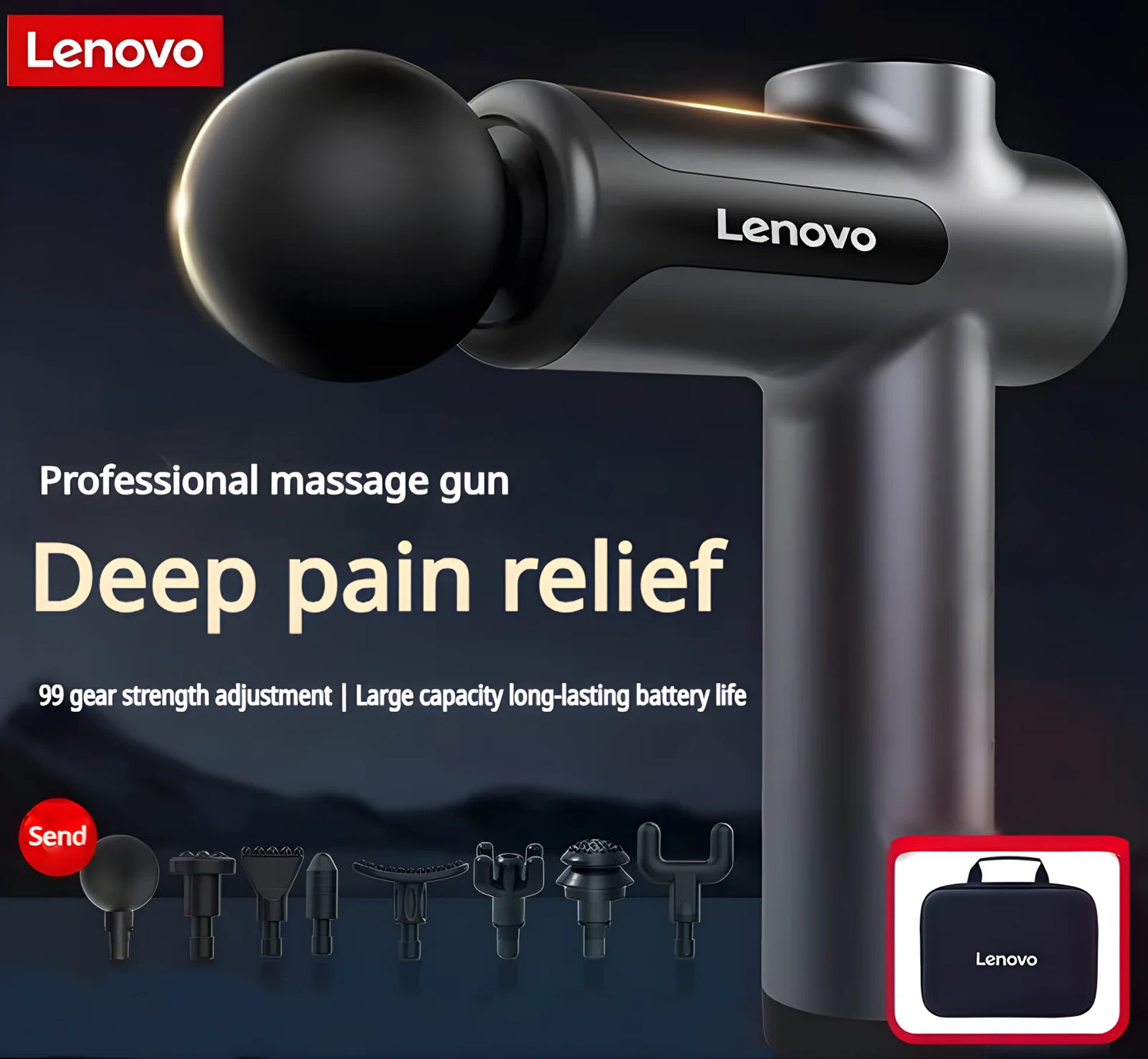 Brand Fascia Gun Deeply Relieves Muscle Soreness Fitness and Relaxation Equipment LED Touch Screen 8Massage Head Gifts