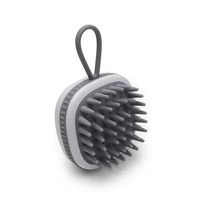 Hair Shampoo Brush with Soft Silicone Scalp Massager Brush Head Dandruff Removal Waterproof Shower Scalp Scrubber