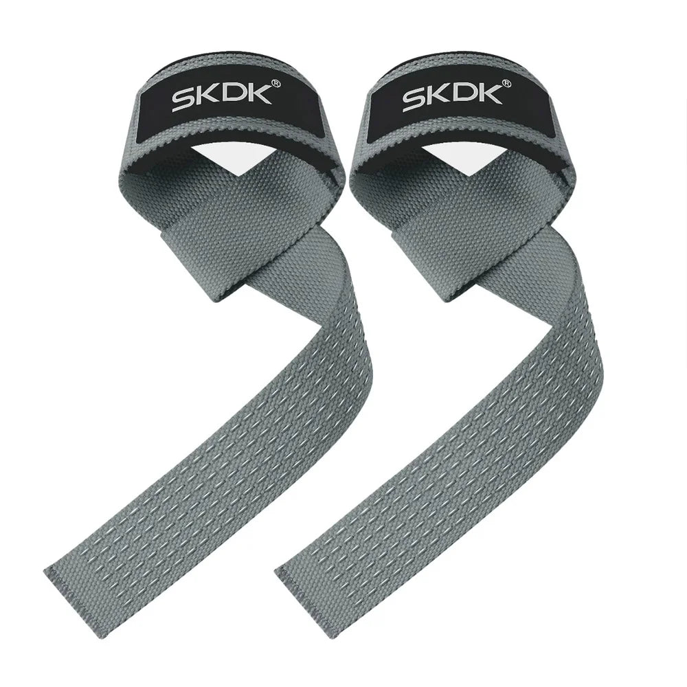 2Pcs Weightlifting Wrist Brace Straps Strength Training Deadlifts Crossfit Gym Fitness Pull-Up Lifting Support Sport Grip Band
