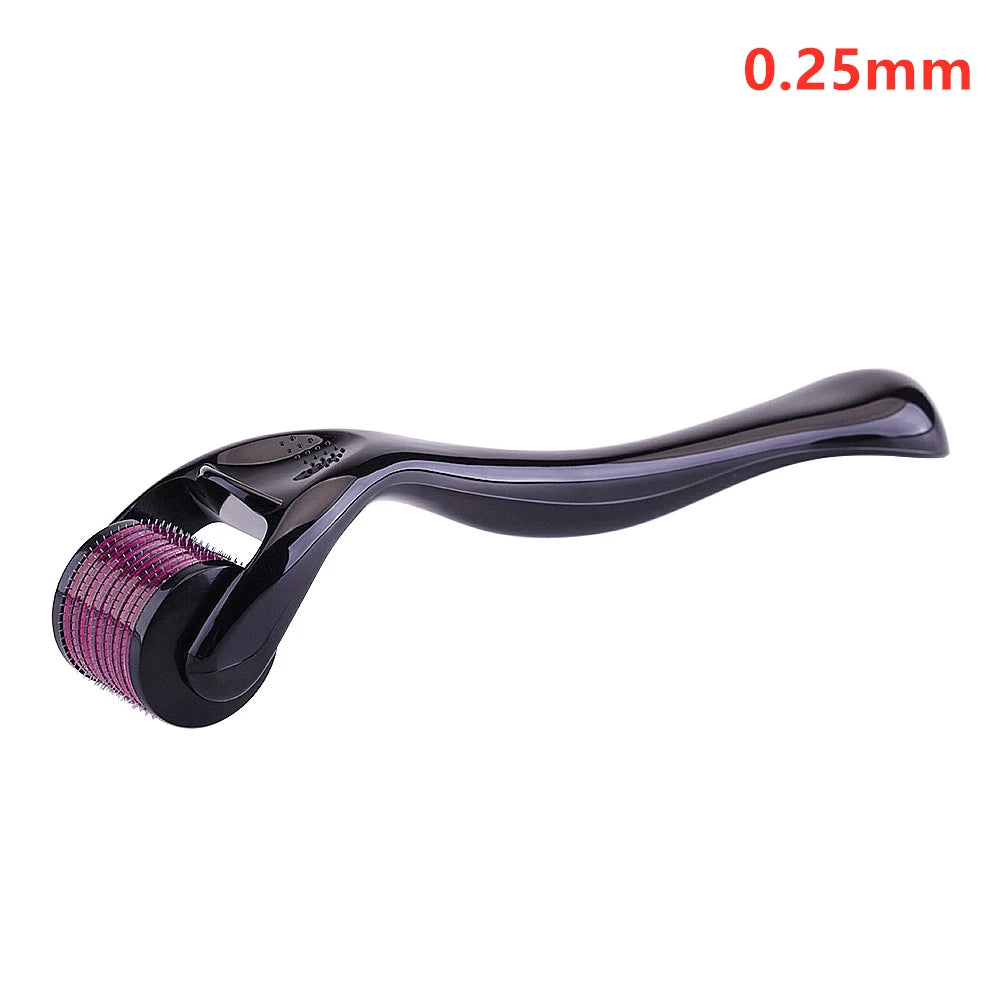 New Black 540 Needles for Facial Body Hair Growth Derma Roller for Skin Beard 0.2Mm 0.25Mm 0.3Mm Needle Micro Face Roll Tool