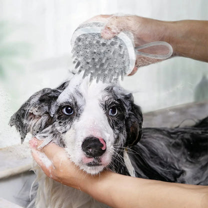 Hair Shampoo Brush with Soft Silicone Scalp Massager Brush Head Dandruff Removal Waterproof Shower Scalp Scrubber