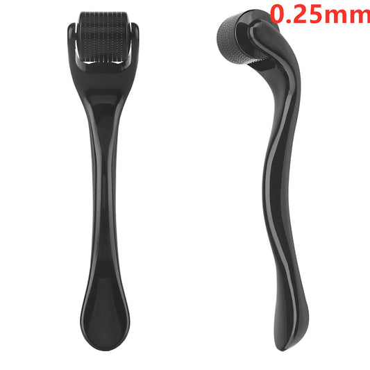 New Black 540 Needles for Facial Body Hair Growth Derma Roller for Skin Beard 0.2Mm 0.25Mm 0.3Mm Needle Micro Face Roll Tool