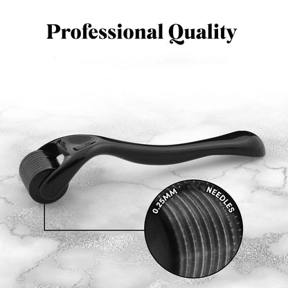 New Black 540 Needles for Facial Body Hair Growth Derma Roller for Skin Beard 0.2Mm 0.25Mm 0.3Mm Needle Micro Face Roll Tool