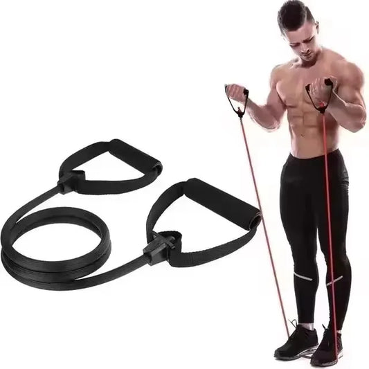 5 Levels Resistance Bands with Handles Men Yoga Pull Rope Elastic Fitness Exercise Tube Band for Home Workouts Strength Training